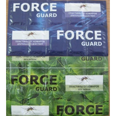Пластина для фумигатора от комаров Force guard (Форс гард), 10 шт