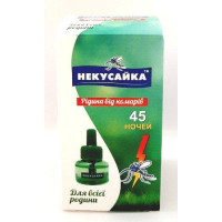 Жидкость для фумигатора от комаров, Некусайка, для всей семьи, 45 ночей