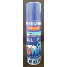 Аэрозоль от укусов клещей и комаров, PREDATOR extreme, 150мл
