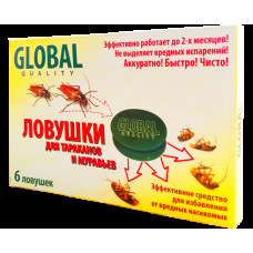 Ловушка тараканов Глобал, 6 дисков