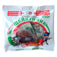 Средство от крыс и мышей Щелкунчик, тесто, аромат сыр-арахис, 150г