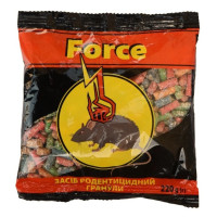 Средство от крыс и мышей, Force, гранулы, 220г
