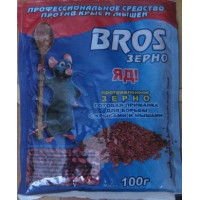 Препарат от крыс и мышей Bros, зерно, 100г