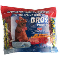 Препарат от крыс и мышей Брос (Bros), гранула (аналог), 100г