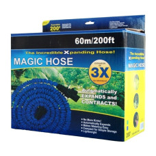 Шланг поливочный растягивающийся, Magic Hose 3Х, с распылителем, 60м