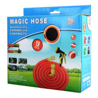 Шланг поливочный растягивающийся, Magic Hose, с распылителем, 15м