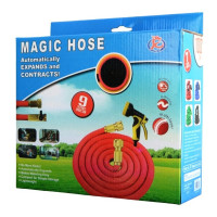 Шланг поливочный растягивающийся, Magic Hose, с распылителем, 30м