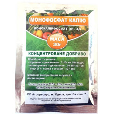 Монофосфат калия, калийно-фосфорное удобрение, 30г