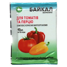 Биоудобрение Байкал, для томатов, перца, 40мл