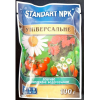 Добриво універсальне для всіх видів рослин, Стандарт NPK, Стандарт NPK, 100г
