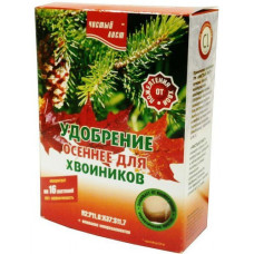 Кристаллическое удобрение осеннее для хвойников, Чистый лист, 300г