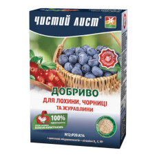 Удобрение кристаллическое для голубики, черники и клюквы Чистый лист, 900г