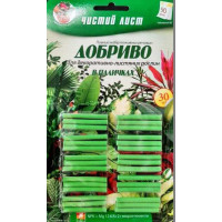 Добриво в паличках для декоративно-листяних рослин, 30шт