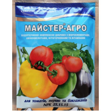 Удобрение для томатов, перца, баклажан Мастер, 100г
