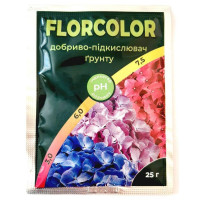 Підкислювач ґрунту Флорколор, 25г