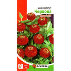 Семена цинии лилипут Красная, 0,5г