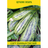Насіння кабачка Зебра, 100г
