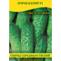 Насіння огірка Каспер F1, самозапильні, 100г