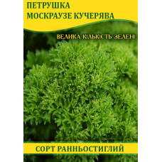 Семена петрушки Москраузе кудрявая, 100г