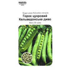 Семена сахарного гороха Кельведонское чудо, 30г, Marvel