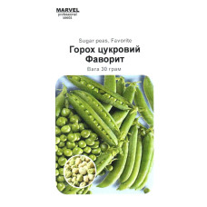 Семена гороха сахарного Фаворит, 30г, Marvel