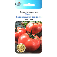 Насіння томату Корнієвський рожевий, 1г, Dom