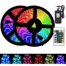 Светодиодная LED лента, 2835 RGB, Комплект, цветной диод, 5м