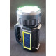 Фонарь LED, аккумуляторный, кемпинговый, HEL-T95, с солнечной панелью, 7 режимов