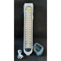 Акумуляторний ліхтар, LED, із сонячною панеллю та підставкою, HEL-6855T, 5 режимів
