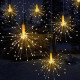 Гірлянда Xmas Штора, феєрверк, 500 M-7, мідний дріт, 3х0,3 м, мультиколірна (мікс)