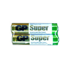 Батарейка ААА, alkaline, щелочная, LR3, 1,5V, 2шт/уп, GP Super