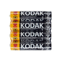 Батарейка ААА, alkaline, щелочная, LR3, 1,5V, 4шт/уп, Kodak Extra Life