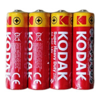 Батарейка АА, солевая, R6, 1,5V, 4шт/уп, Kodak