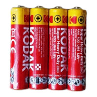 Батарейка ААА, сольова, R3, 1,5V, 4шт/уп, Kodak