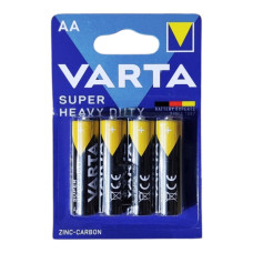 Батарейка Варта / Varta Super Heavy Duty АА солевая, R6, 1.5V, 4шт/уп