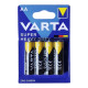Батарейка Варта / Varta Super Heavy Duty АА сольова, R6, 1.5V, 4шт/уп