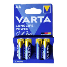 Батарейка Варта / Varta LongLife Power АА, alkaline, LR6, 1.5V, 4шт/уп