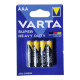 Батарейка Варта / Varta Super Heavy Duty ААА сольова, R3, 1.5V, 4шт/уп