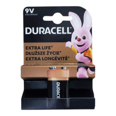Батарейка Дюрасел / Duracell Basic крона, alkaline, 6LR61, 9V
